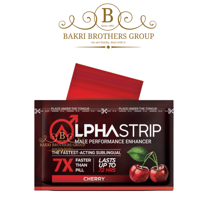 AlphaStrip – Cherry Flavor | Box of 24 Strips (Fast-Acting Sublingual) - Image 1