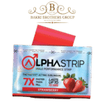 AlphaStrip – Strawberry Flavor | Box of 24 Strips (Fast-Acting Sublingual)