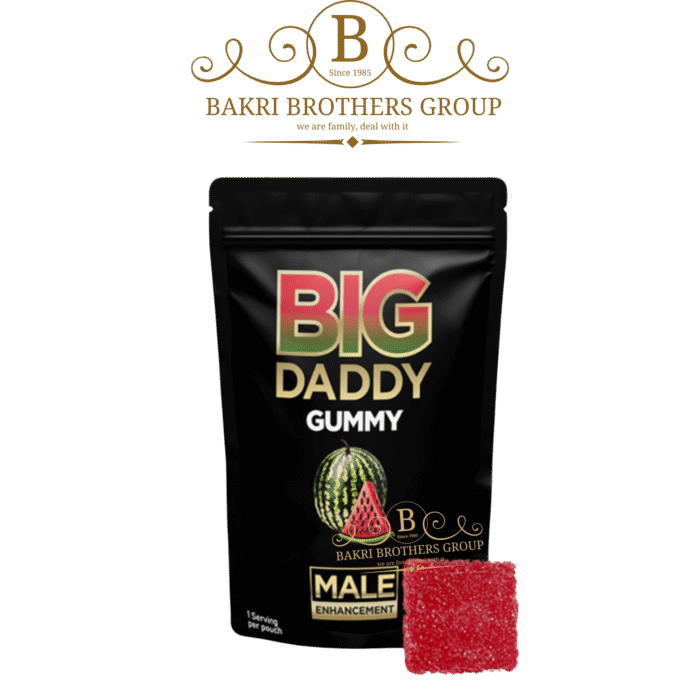 Big Daddy Watermelon Gummy | 24 Bags per Box ( 1 Serving Per Bag) - Image 2