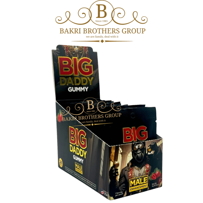 Big Daddy Strawberry Gummy | 24 Bags per Box (1 Serving Per Bag) - Image 1