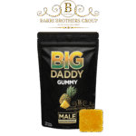 Big Daddy Pineapple Gummy | 24 Bags per Box (1 Serving Per Bag) - Image 2