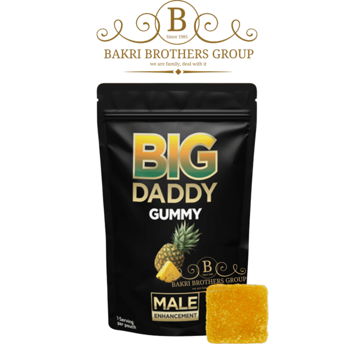 Big Daddy Pineapple Gummy | 24 Bags per Box (1 Serving Per Bag) - Image 2