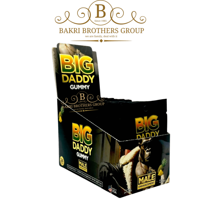 Big Daddy Pineapple Gummy | 24 Bags per Box (1 Serving Per Bag) - Image 1