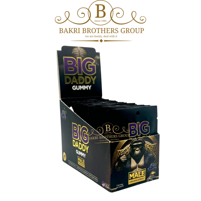 Big Daddy Grape Gummy | 24 Bags per Box (1 Serving Per Bag) - Image 1