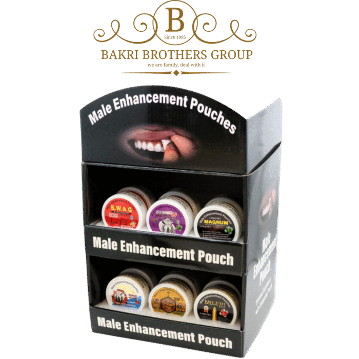 Male Enhancement Pouches Display | 36 Pieces | Assorted Flavors - Image 1