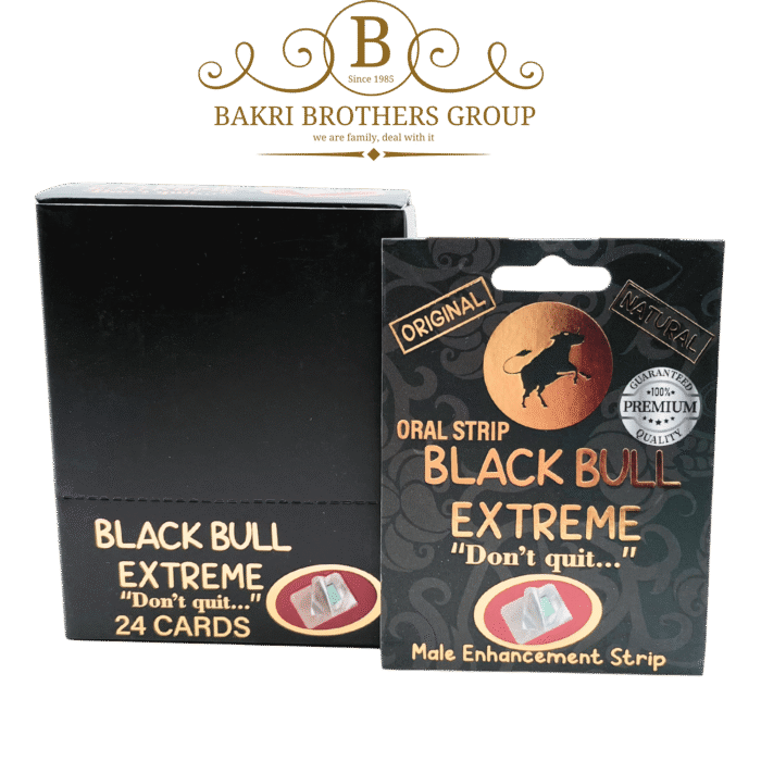 Black Bull Extreme Oral Strip | Box of 24 Cards - Image 1