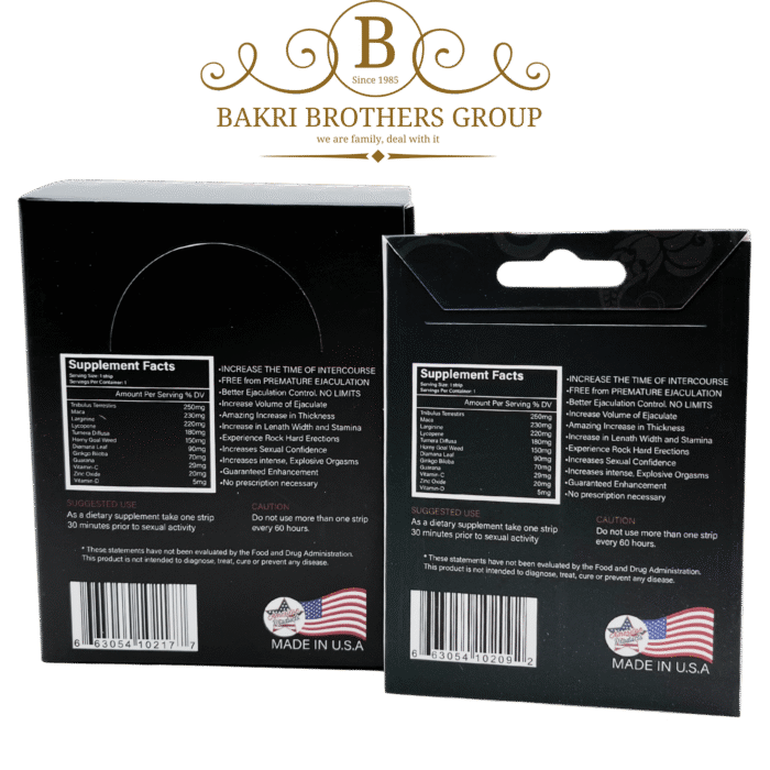 Black Bull Extreme Oral Strip | Box of 24 Cards - Image 2