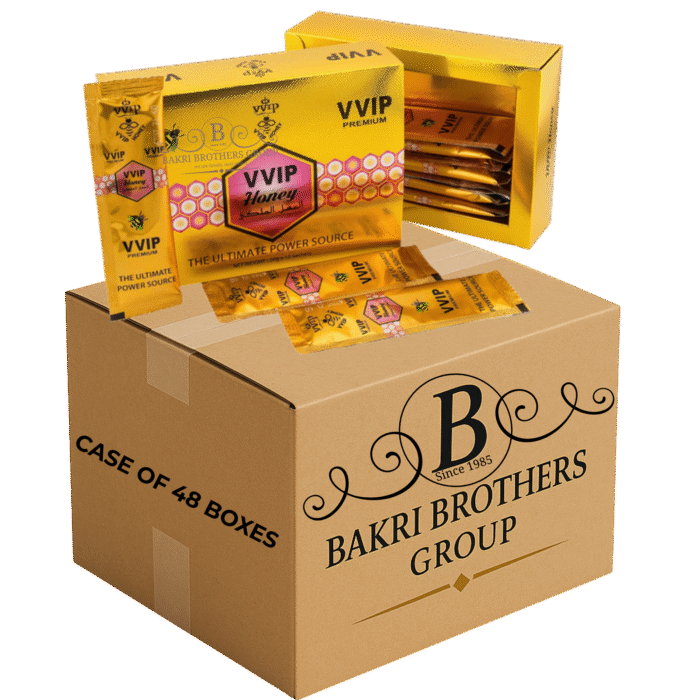 VVIP Gold Type Honey – 12 Sachets per Box | Case of 48 Boxes Perfect for Gas Stations, Smoke Shops, and Wholesale Distribution - Image 1