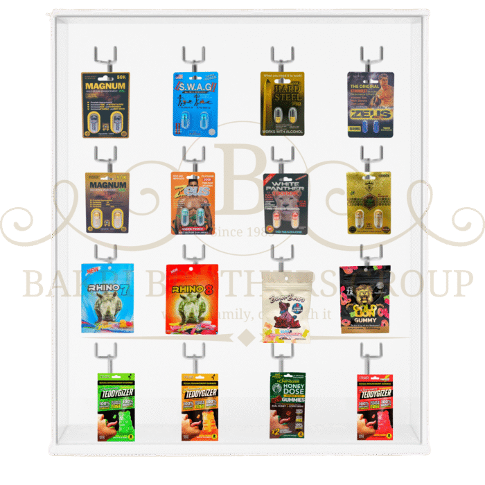 Mixed Gummies & Pills Display with 16 Hooks | Assorted Enhancement Products | Great for Gas Stations, C-Stores & Smoke Shops - Image 5