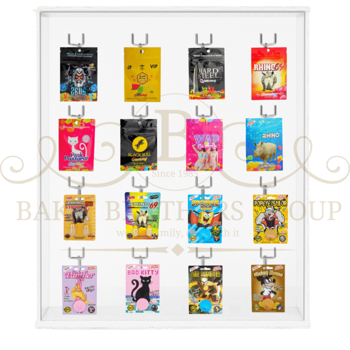 Mixed Gummies & Pills Display with 16 Hooks | Assorted Enhancement Products | Great for Gas Stations, C-Stores & Smoke Shops - Image 6