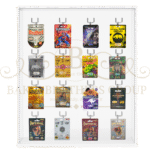 Single Pills Display, 16 Hooks Display, 384 Pills, Great for Gas Stations, C-Stores & Smoke Shops
