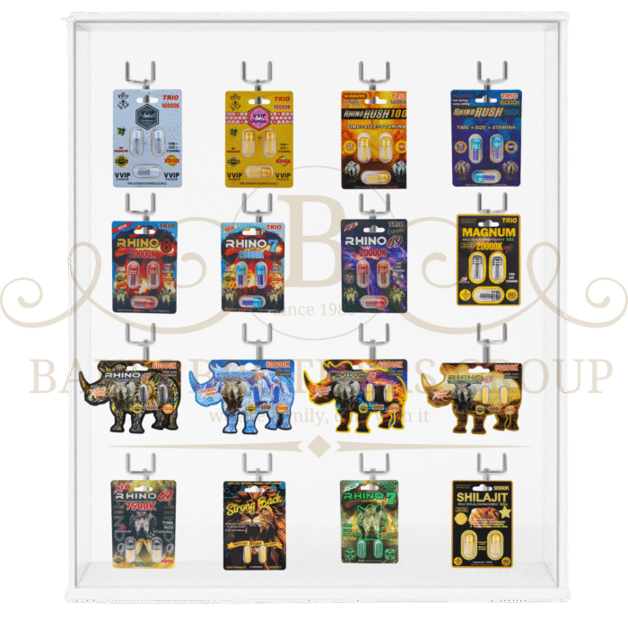 Mixed Double & Triple Pills Display with 16 Hooks, Ideal for Gas Stations, C-Stores & Smoke Shops | 640–720 Capsules 💊 - Image 3