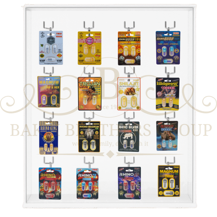 Mixed Double & Triple Pills Display with 16 Hooks, Ideal for Gas Stations, C-Stores & Smoke Shops | 640–720 Capsules 💊 - Image 4