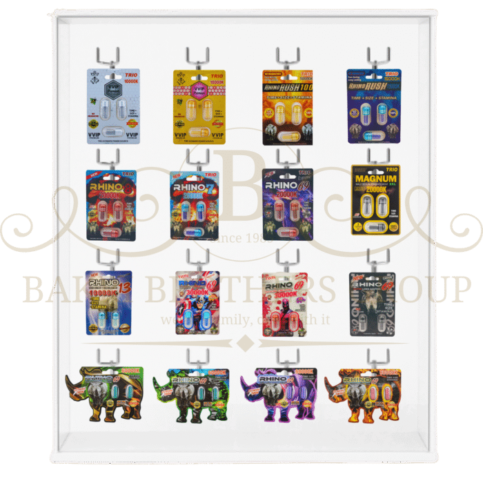 Mixed Double & Triple Pills Display with 16 Hooks, Ideal for Gas Stations, C-Stores & Smoke Shops | 640–720 Capsules 💊 - Image 6