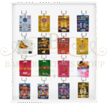 Mixed Triple & Single Pills Display with 16 Hooks | 560–640 Capsules | Great for Gas Stations, C-Stores & Smoke Shops
