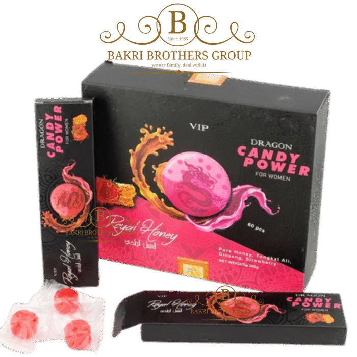 Dragon Candy Power for Women with Royal Honey | Box of 60 Pieces | Case of 12 Boxes - Image 1
