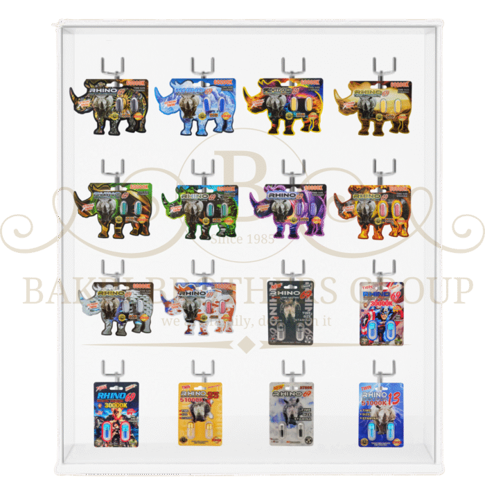 Double Pills Display, 16 Hooks Display, 768Pills, Great for Gas Stations, C-Stores & Smoke Shops, 384 Double Cards - Image 6