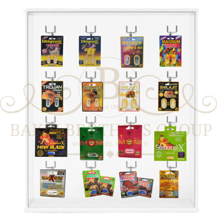 💊 Mixed Single & Double Pills Display with 16 Hooks, Great for Gas Stations, C-Stores & Smoke Shops – 600 Capsules 💊 - Image 4