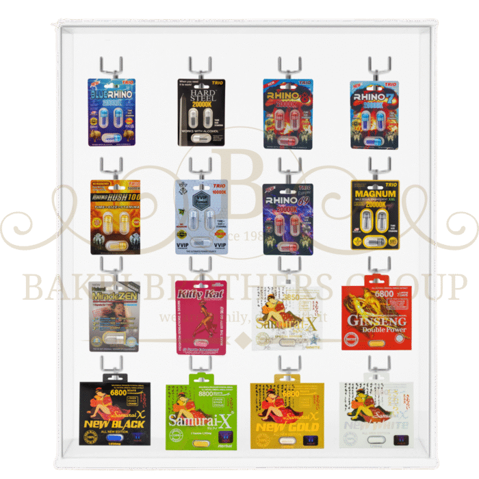 Mixed Triple & Single Pills Display with 16 Hooks | 560–640 Capsules | Great for Gas Stations, C-Stores & Smoke Shops - Image 5