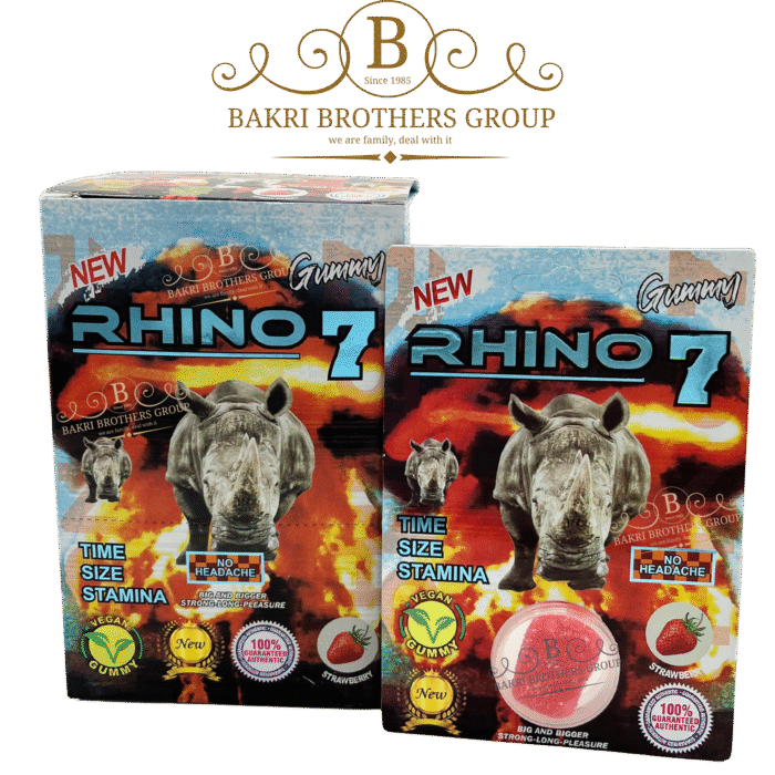 Rhino 7 Gummies – 24 Count Box (Strawberry Flavor) - Image 1