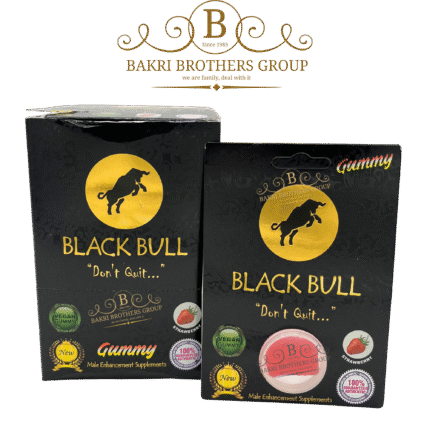 Black Bull Gummies – 24 Count Box (Strawberry Flavor)