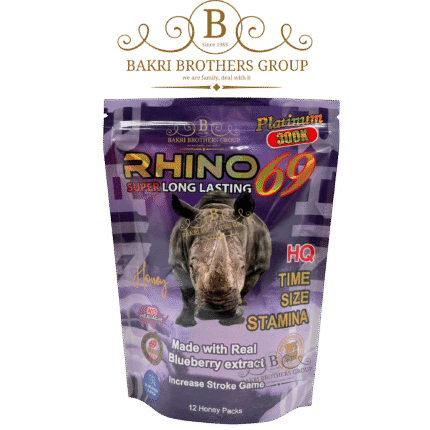 Rhino 69 Platinum Honey – 12 Stick Pack Bag (Blueberry Flavor) – Case of 50 Bags
