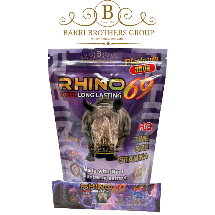 Rhino 69 Platinum Honey – 12 Stick Pack Bag (Blueberry Flavor) – Case of 50 Bags - Image 2