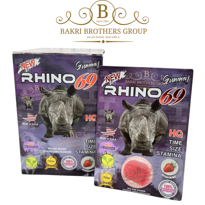 Rhino 69 Gummies – 24 Count Box (Strawberry Flavor) - Image 1