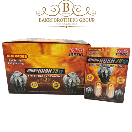 Rhino Rush 70XP Double Capsule, 2 Capsules per Card, 24 Cards per Box