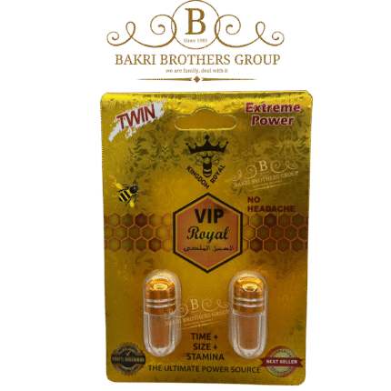VIP Royal Honey Twin Pack – 2 Capsules per Card (24 Cards per Box, Case of 20 Boxes)