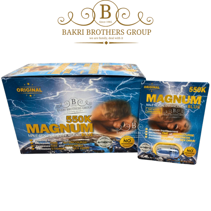 Magnum XXL Blue 550K Capsule, Single Pack, 24 Cards per Box - Image 1