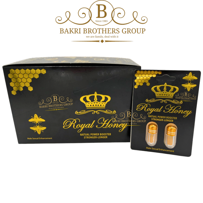 Royal Honey Double Capsule, 2 Capsules per Card, 24 Cards per Box - Image 1