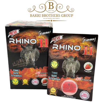 Rhino 11 Gummies – 24 Count Box (Strawberry Flavor)