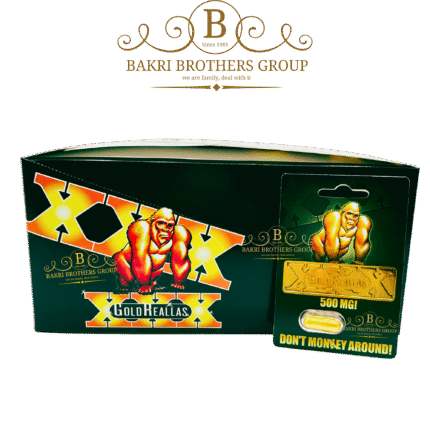Gold Reallas XXX Capsules | 1 Capsule per Pack | Case of 24 Packs