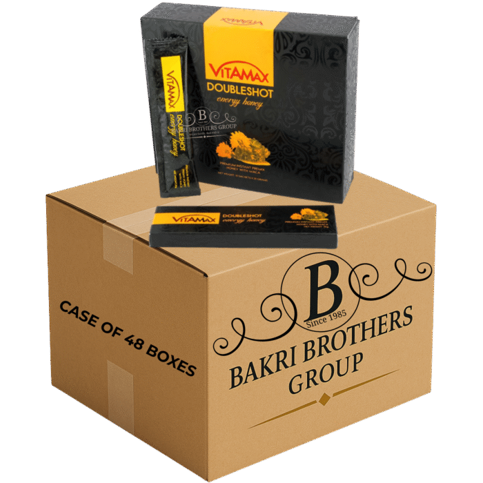 VitaMax DoubleShot Honey | Case of 48 Boxes Premium Honey Blend • Energy Support - Image 1