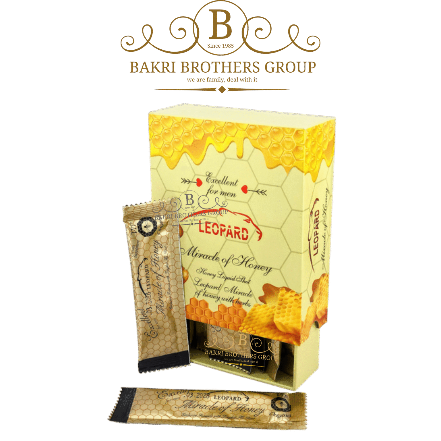 Leopard Alcohol Box Leopard Miracle of Honey | 12 Sachets x 20g Each | Case of 12 Boxes ...