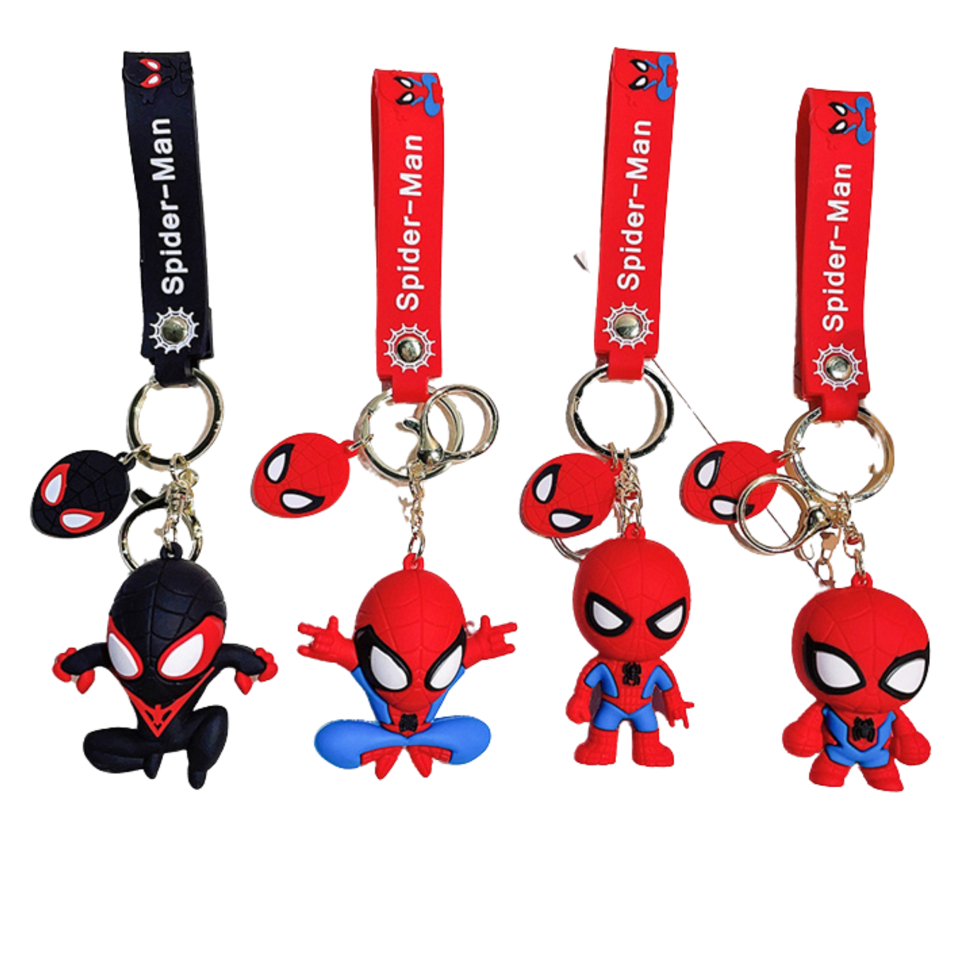 3 Cartoon Character Keychains – Case of 12 (Design 14) - Image 1