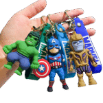 Cartoon Character Keychains – Case of 12 (Design 8) - Image 5