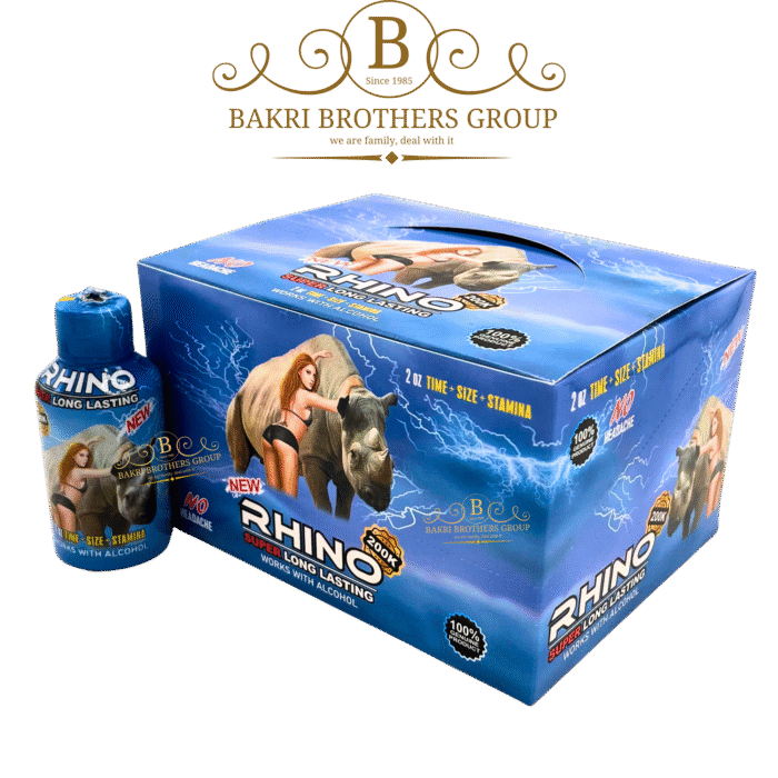 Rhino 69 200K Liquid Shots (Full Box) | Box of 12 Bottles, 2oz Each - Image 1
