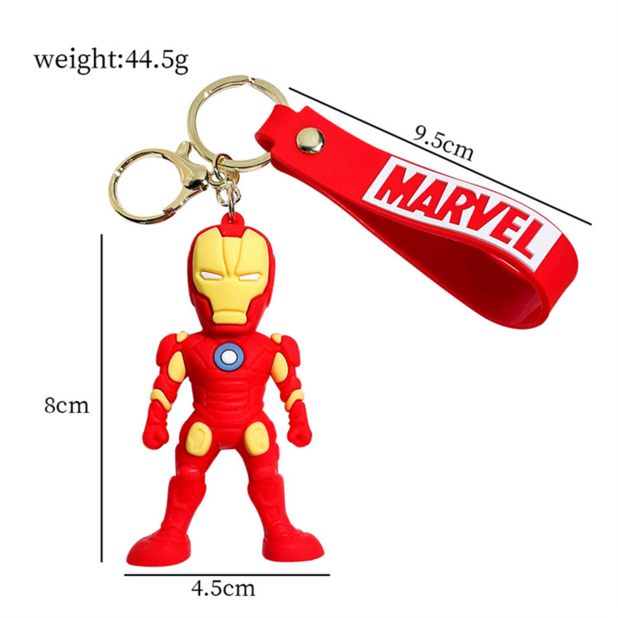 32 Cartoon Character Keychains – Case of 12 (Design 8) - Image 6