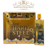 Gold Hard Steel Plus Honey | 15 Pouches x 22g Each | Case of 12 Boxes | Works with Alcohol