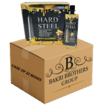HARD STEEL HONEY 15 POUCHES – CASE OF 22 BOXES Works With Alcohol – Perfect for Gas Stations, C-Stores & Smoke Shops