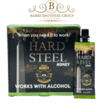 Hard Steel Honey (Black Edition) | 15 Pouches x 22g Each | Case of 12 Boxes | Works with Alcohol