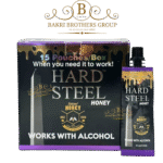 Hard Steel Honey (Purple Edition) | 15 Pouches x 22g Each | Case of 12 Boxes | Works with Alcohol