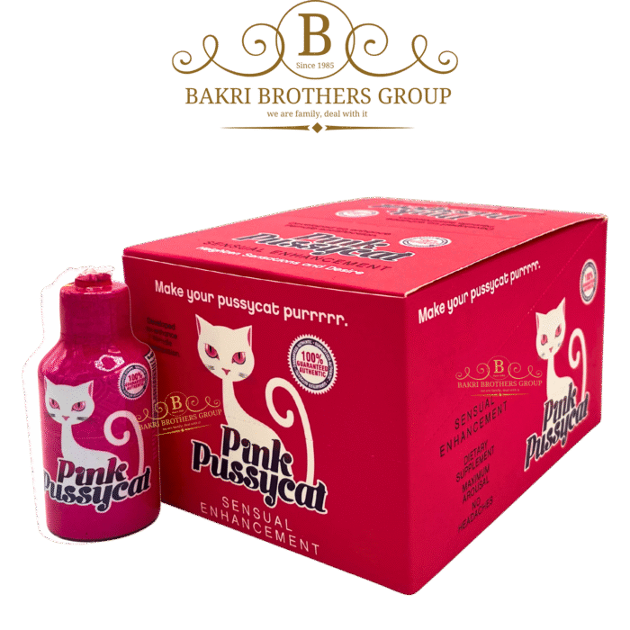 Pink Pussycat Liquid Shots (Full Box) | Box of 12 Bottles, 2oz Each - Image 1