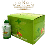 Kangaroo Tropical Fruit Liquid Shots (Full Box) | Box of 12 Bottles, 2.5oz Each