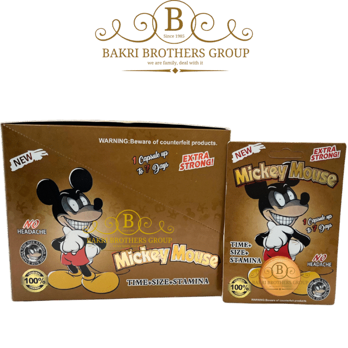 Mickey Mouse Honey Capsules | Extra Strong | Up to 7 Days | Case of 12 Boxes - Image 1