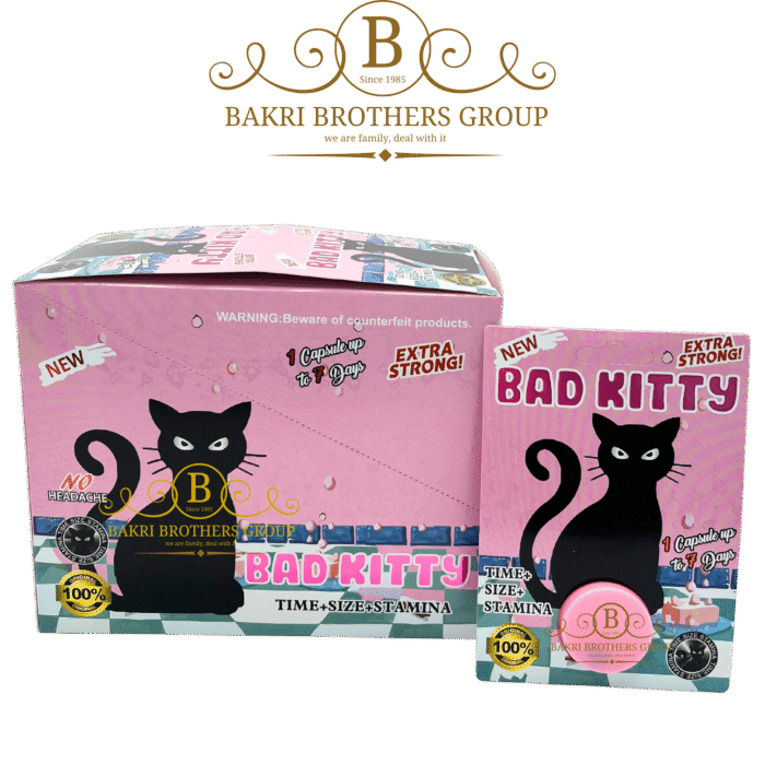 Bad Kitty Honey Capsules | Extra Strong | Up to 7 Days | Case of 12 Boxes - Image 1