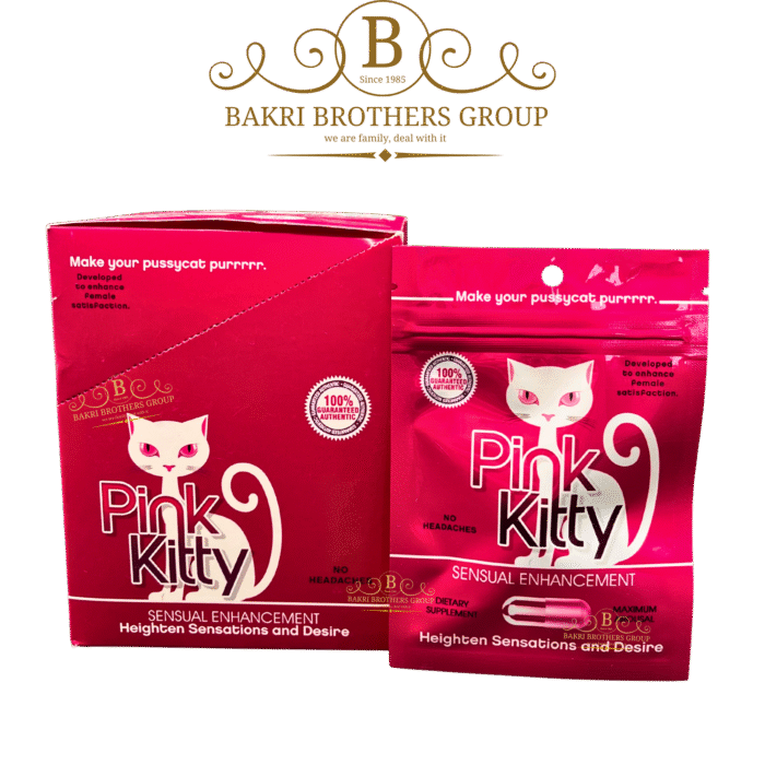 Pink Kitty Capsule, Single Capsule, 24 Packs per Box - Image 1