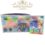 Rhino King 5000K Double Capsule, 2 Capsules per Card, 24 Cards per Box